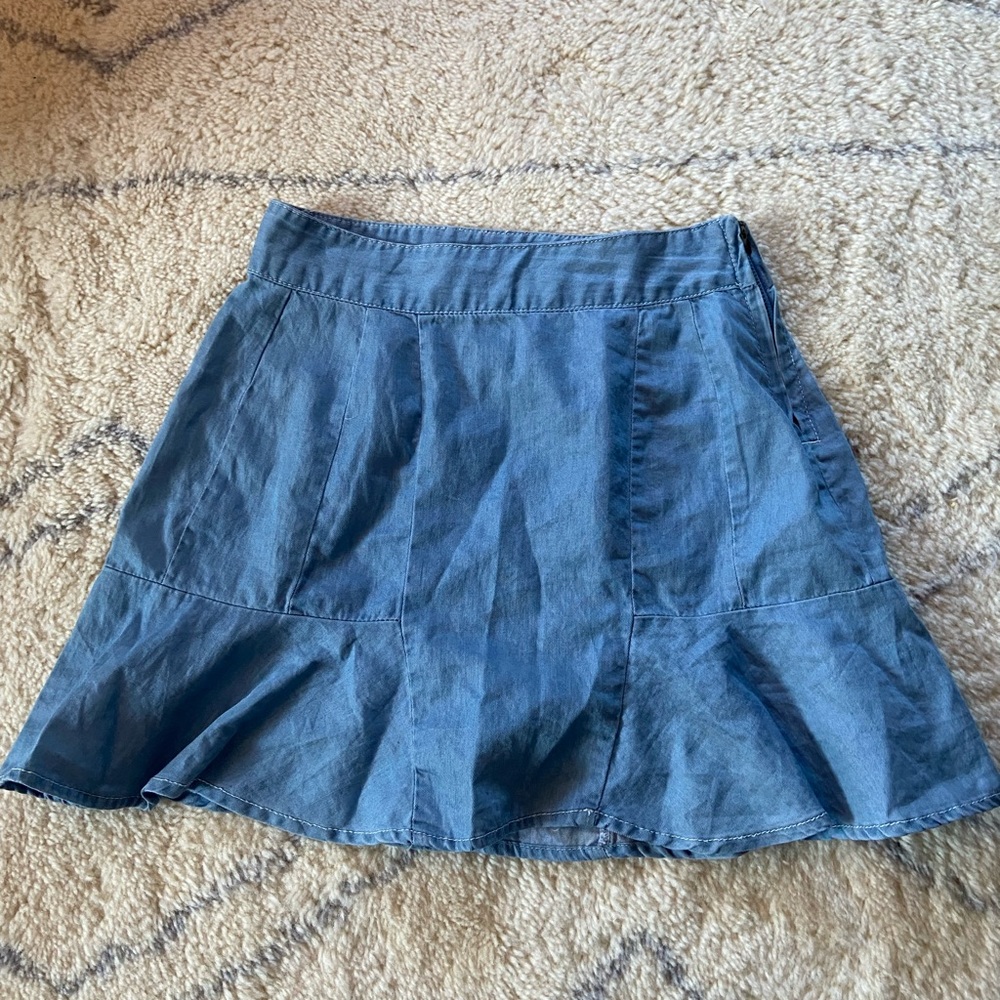 Kendall + Kylie Denim Skirt- Blue - Picture 2 of 2